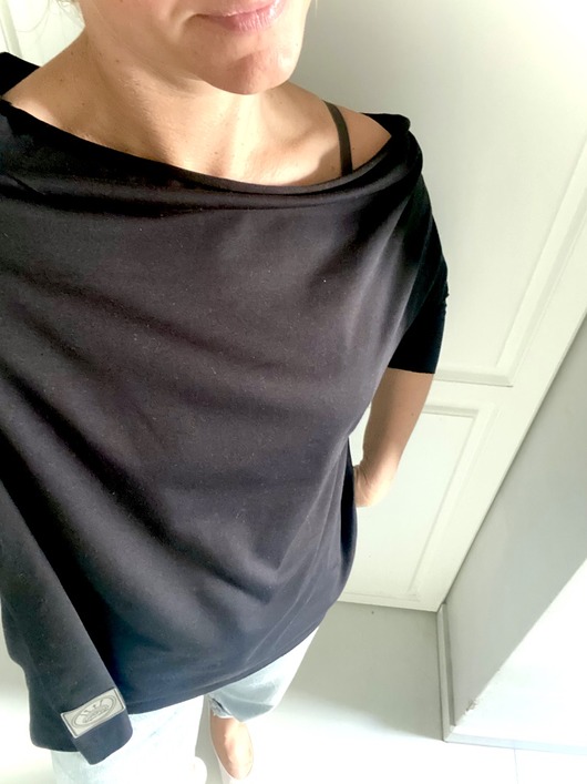 bluzki - inne Bluzka oversize czarna