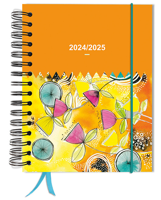 kalendarze i plannery Kalendarz terminarz 2024-2025 dzienny roczny A5+