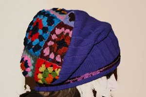 fiolet patchwork ruda klara