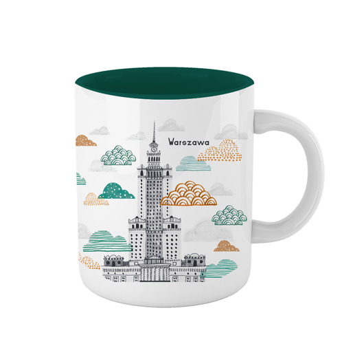 Kubek ceramiczny Pałac Chmurki LOVE POLAND DESIGN