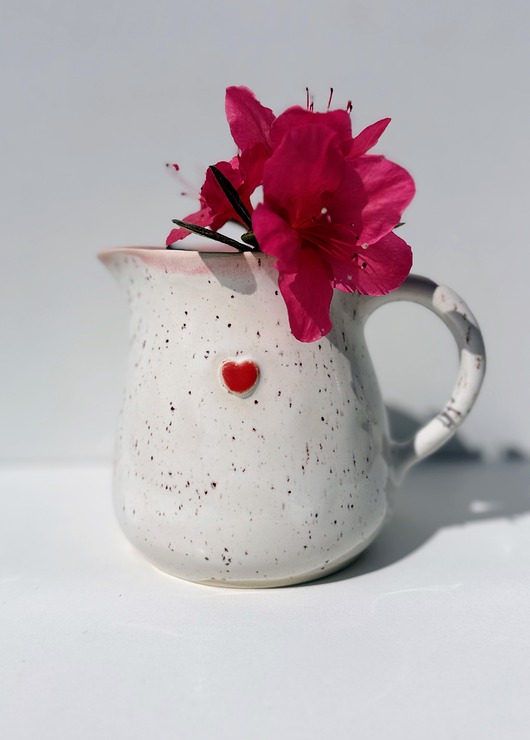 czajniki i dzbanki Dzbanuszek ceramiczny serduszko