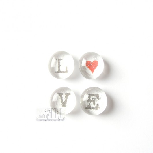 l o v e : magnesy walentynkowe lll miniart