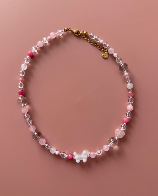 naszyjniki - inne Różowe cukierki vol 4