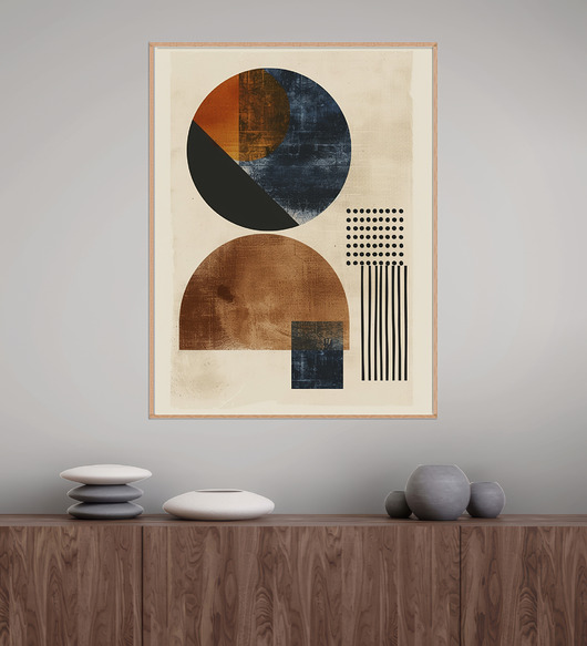plakaty Geometria natury - Plakat, druk - Minimalizm, Boho, Loft #64