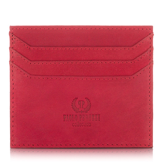 SKÓRZANE ETUI NA DOKUMENTY PAOLO PERUZZI IN09-RED Paolo Peruzzi
