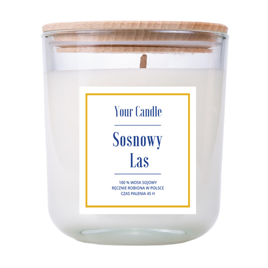 świece zapachowe ŚWIECA SOJOWA SOSNOWY LAS 210 ml - YOUR CANDLE