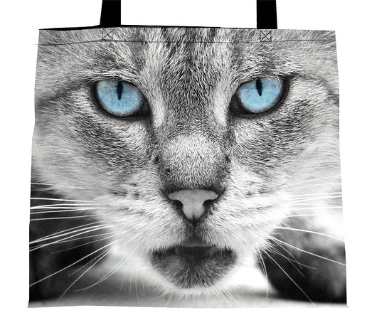 Expres! XXXL kocie oczy - B&W torba na zakupy AT design