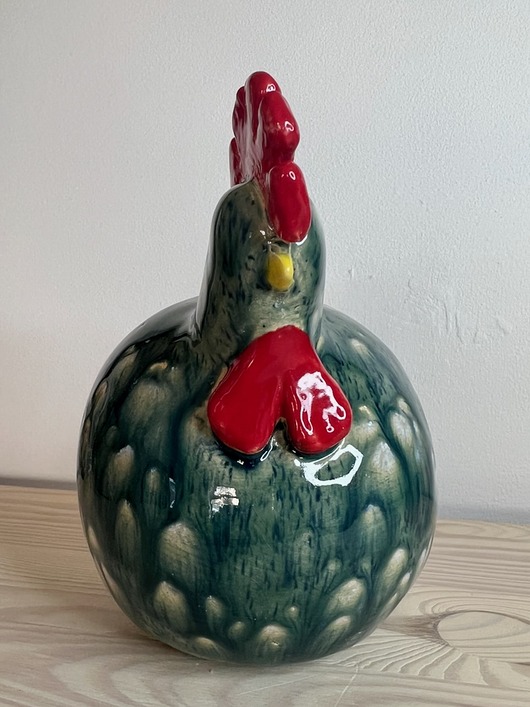 figurki i rzeźby Kura szmaragdowa