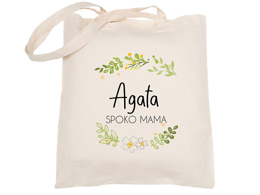Torba bawełniana dla mamy- Dzień Matki (imię) AllbagAllprints