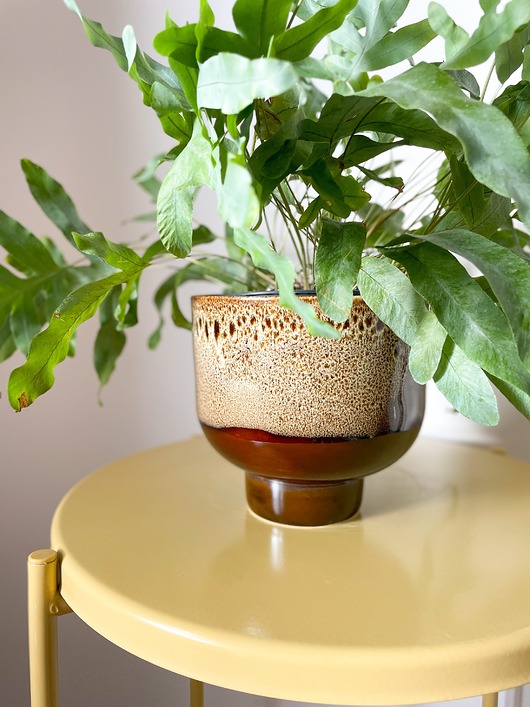 doniczki Donica BULVA Ø 16 cm miód efekt