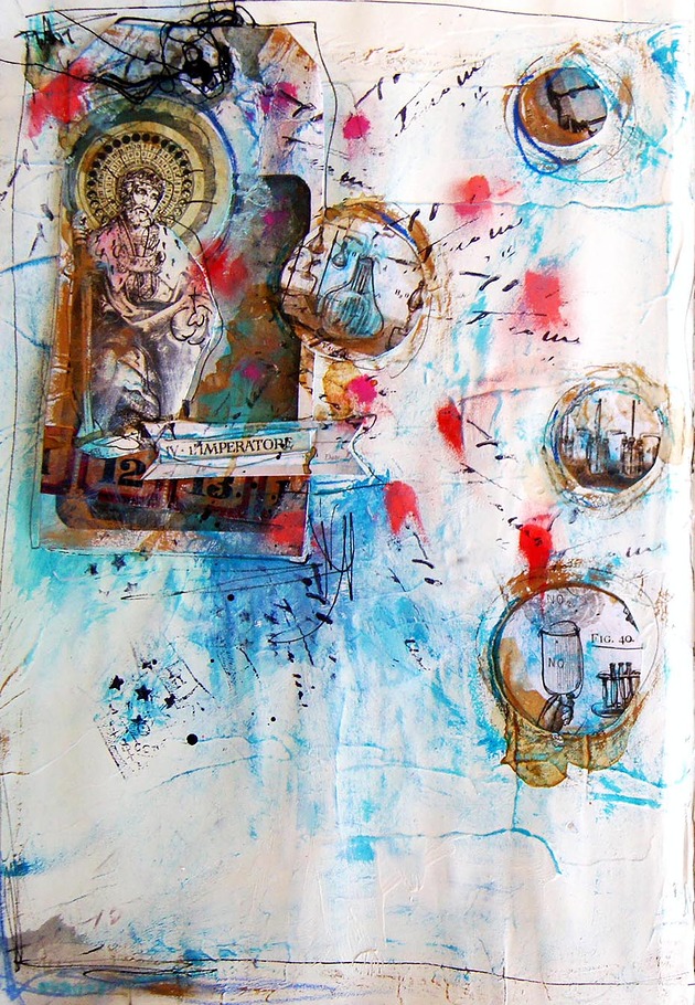 grafiki i ilustracje Oryginalny collage