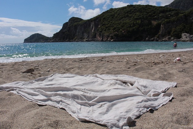 Lniany ręcznik plażowy,ręcznik spa,100%len Shuma