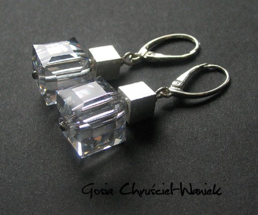 kryształ Swarovski - olbrzymie kostki Gosia Chruściel-Waniek