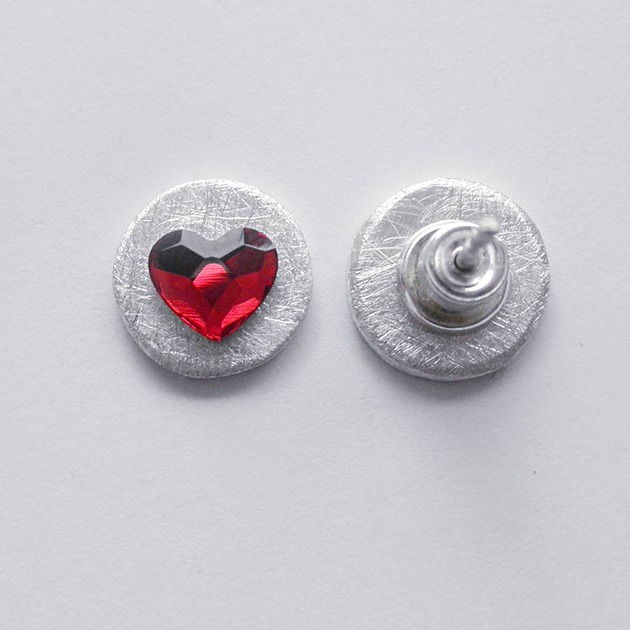 kolczyki srebrne Kolczyki srebrne SERDUSZKO