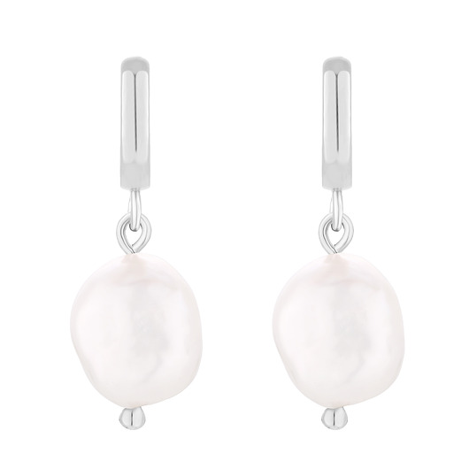 kolczyki srebrne Srebrne kolczyki z perłami