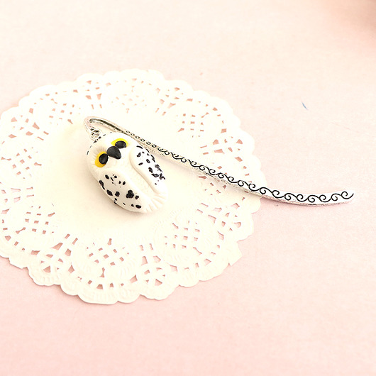 Biała sowa zakładka do książki harry potter Lemon Lovely