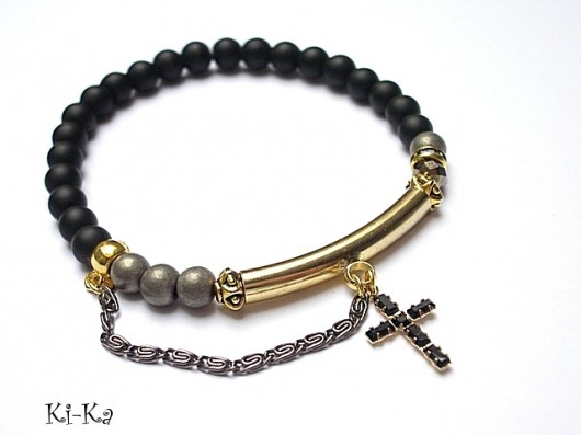 KOLEKCJA  MINI RICH -Black cross KiKa pracownia