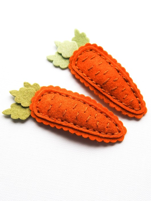 ozdoby do włosów dla dzieci Spinka do włosów marchewka