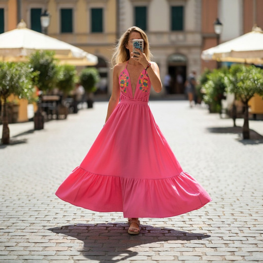 sukienki maxi damskie Sukienka Linda