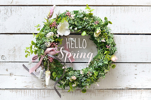 wianki wielkanocne Wianek  "hello spring II"