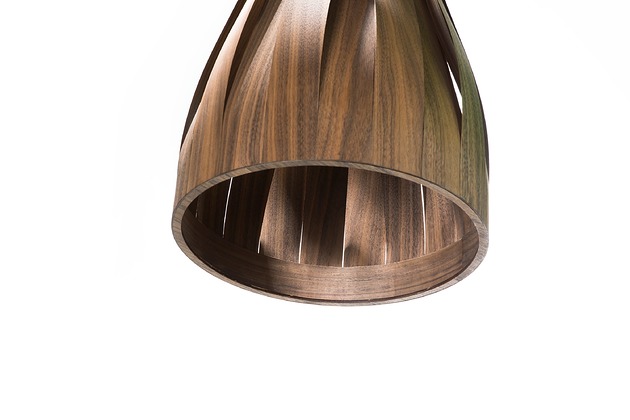 lampy wiszące Drewniana lampa wisząca