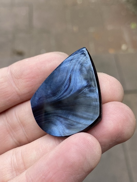 akcesoria różne Plektron Kostka Do Gitary 3mm Akryl Blue Pearl