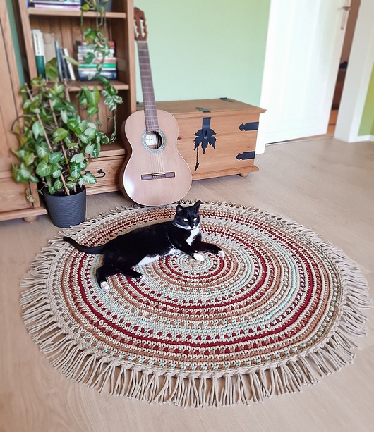 dywany Okrągły dywan ze sznurka Mexican - wybierz rozmiar i kolor