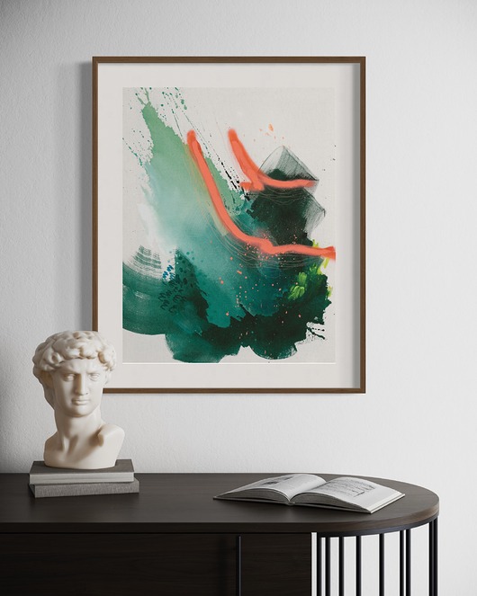plakaty Plakat obraz  Nurt pozytywnych myśli