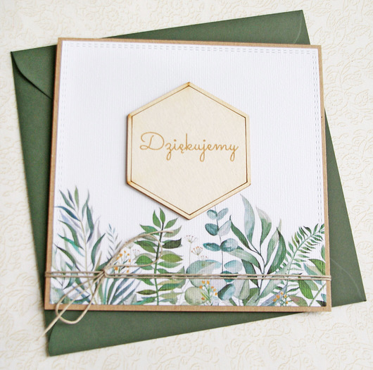 kartki scrapbooking Dziękujemy : PODZIĘKOWANIE : kartka handmade