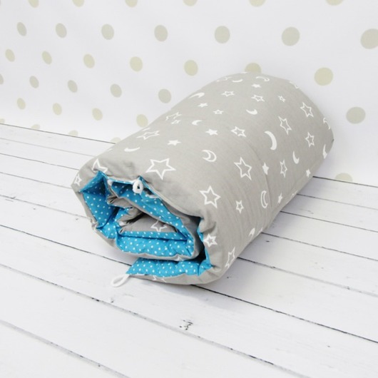 Mata do zabawy Szaro Turkusowa Enitka Sweet Baby Room