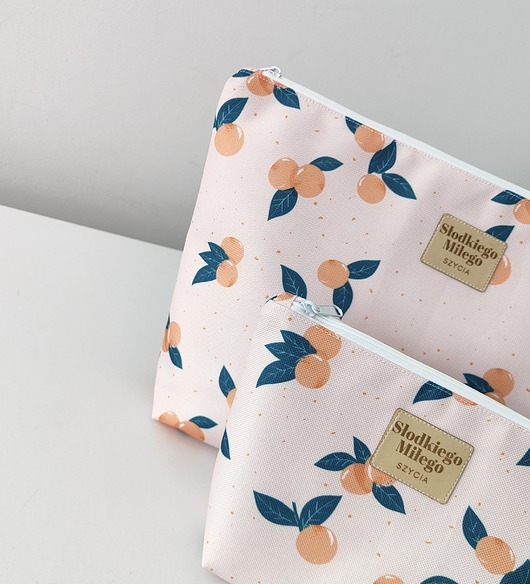 kosmetyczki Duża Kosmetyczka Sunny Tangerines