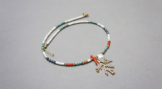 chokery Zamówienie. Sea collection Koral white vol. 3 - /choker/ 18.03.26