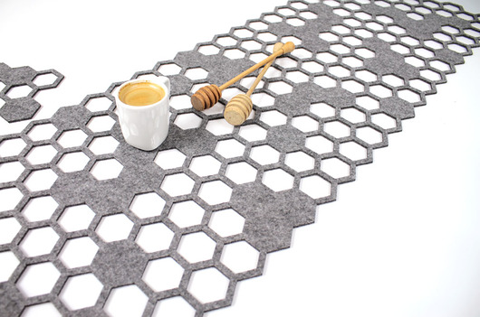Bieżnik filcowy honeycomb Filcocuda