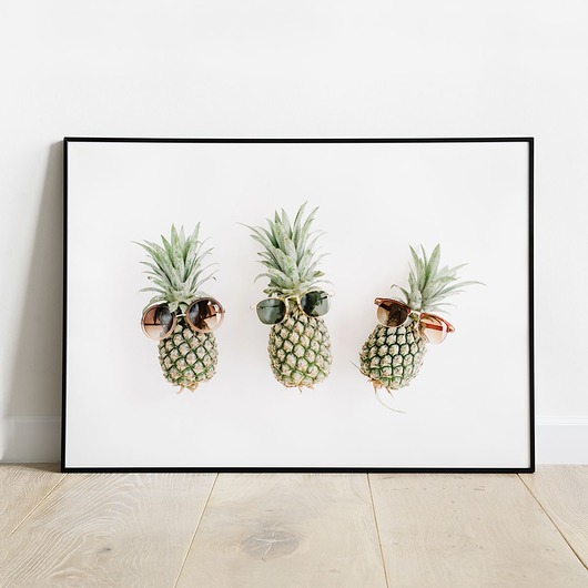 Plakat Ananasy w Okularach trochę na ścianę