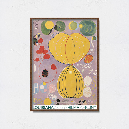 Hilma Af Klint plakat do wystawy Pas De LArt