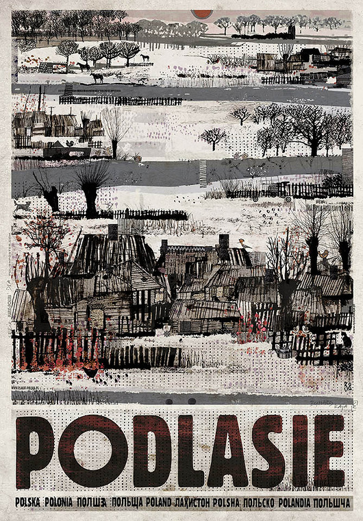 plakaty Plakat Podlasie (R. Kaja) 98x68 cm