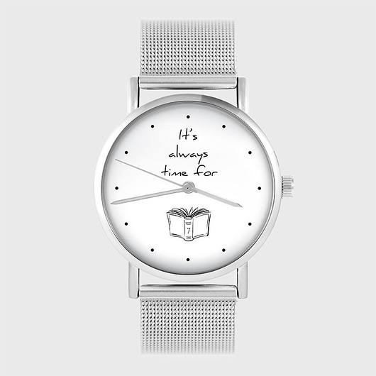 Zegarek - It is always time for a book - metal yenoo