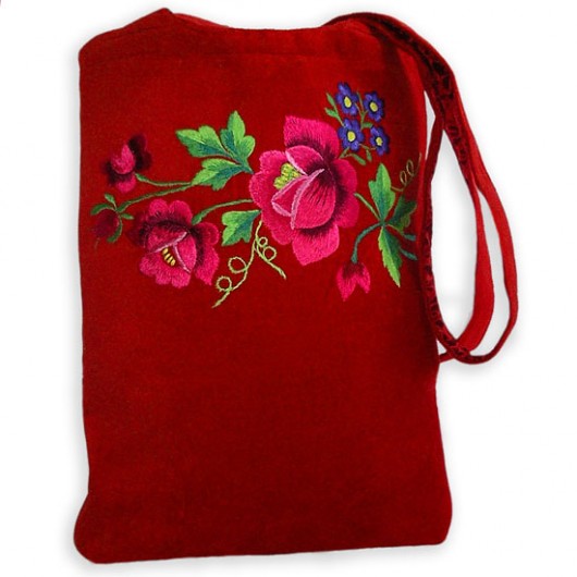 torba VINTAGE red na ludowo