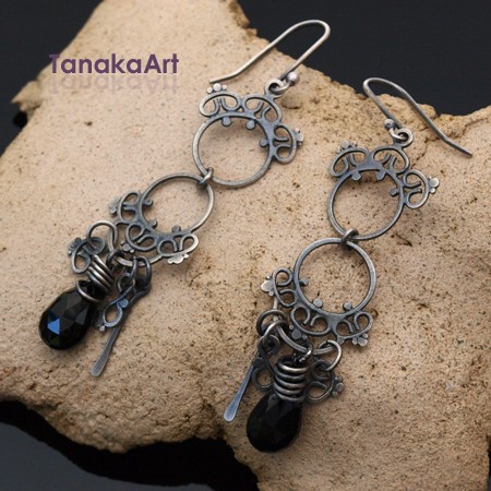 GYPSY MOON (005) z czarnym spinelem tanakaArt