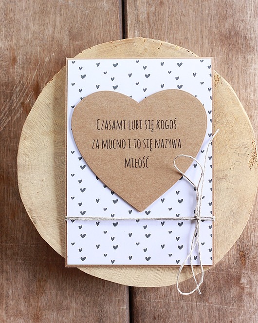 zaproszenia i kartki na ślub Tyle słów. Zaproszenia ślubne z cytatem