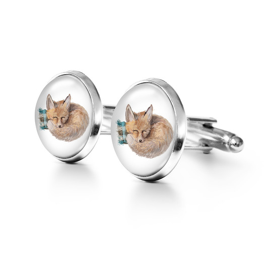 spinki do mankietów Lisek - spinki do mankietów