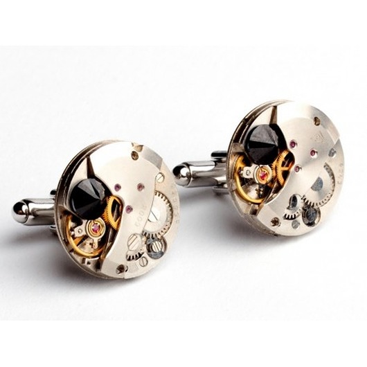 spinki do mankietów Spinki - ROUND II Dark Knight