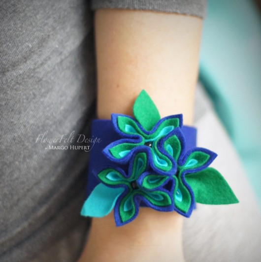 Chabrowo zielona FlowerFelt Design