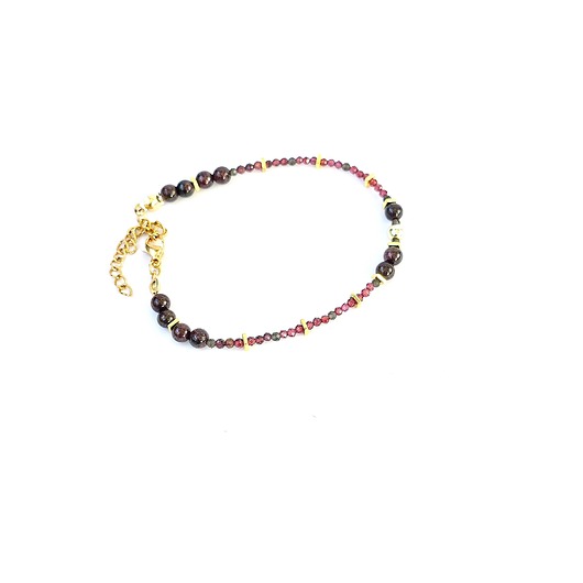 bransoletki z kamieni naturalnych Bransoletka Srebrzysta Moc