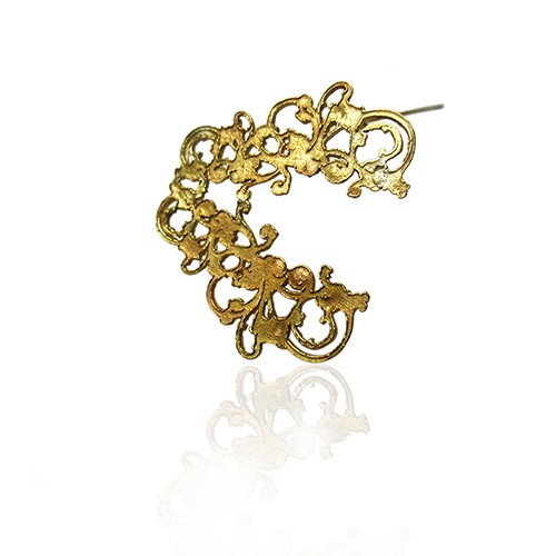 złocona broszka- ERIN KOS jewellery