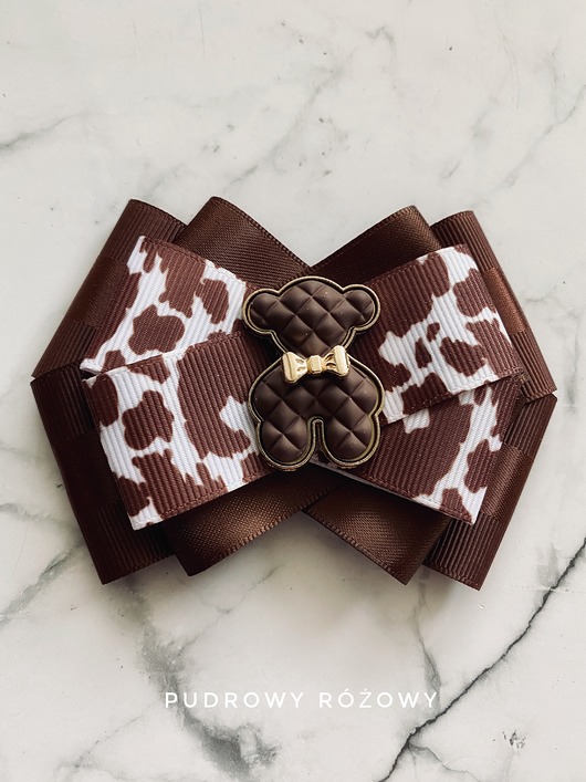 broszki Jesienna Brosza  z  czekoladowym MISIEM Nowość