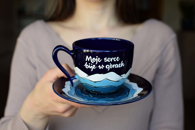 filiżanki Filiżanka Moje serce bije w górach 270ml