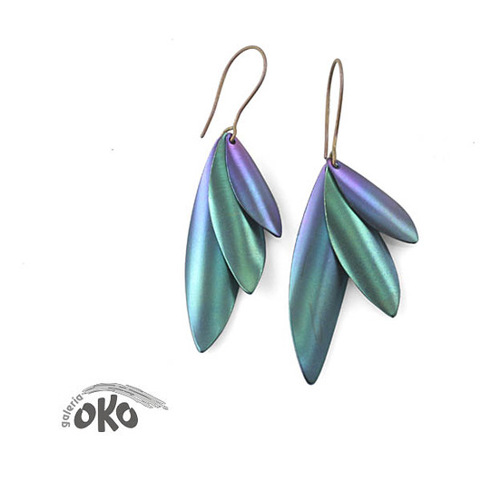 kolczyki - inne Piórka z tyanu