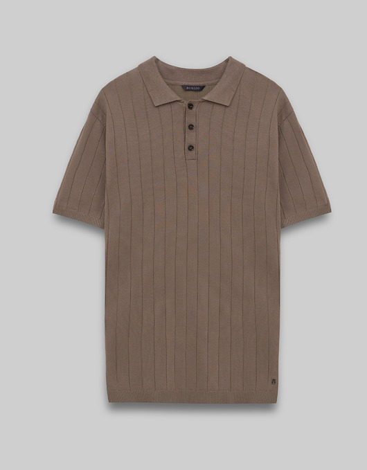 t-shirty męskie Koszulka polo pastena beżowy
