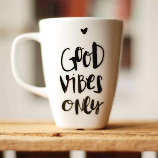 kubki Kubek GOOD VIBES ONLY